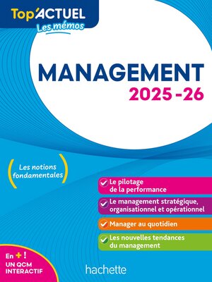 cover image of Top'Actuel Management 2025-2026